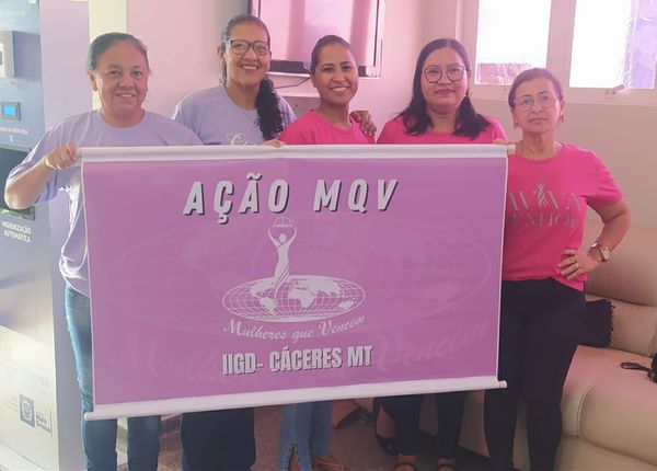 Mulheres de Cáceres (MT) participam de ação para doação de sangue
