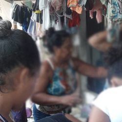 Ajuda às vítimas das chuvas