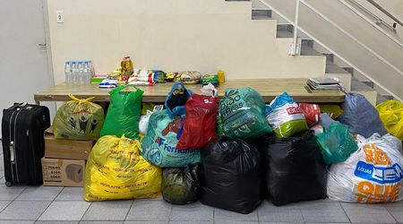 Ajuda às vítimas das chuvas
