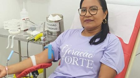 Mulheres de Cáceres (MT) participam de ação para doação de sangue