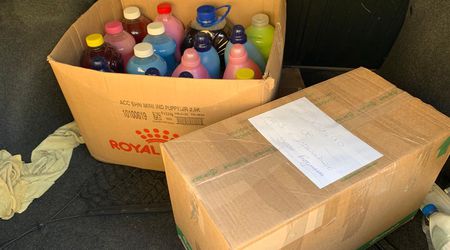 Entrega de donativos no Rio de Janeiro