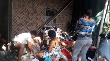 Ajuda às vítimas das chuvas