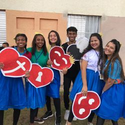 Entrega de donativos no Rio de Janeiro