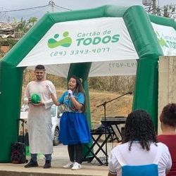 Entrega de donativos no Rio de Janeiro